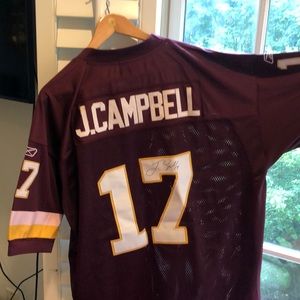 Jason Campbell Autographed Redskins Jersey size 54